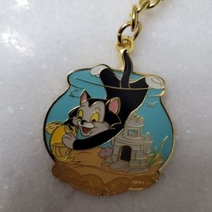 Disneys figaro& cleo keychain